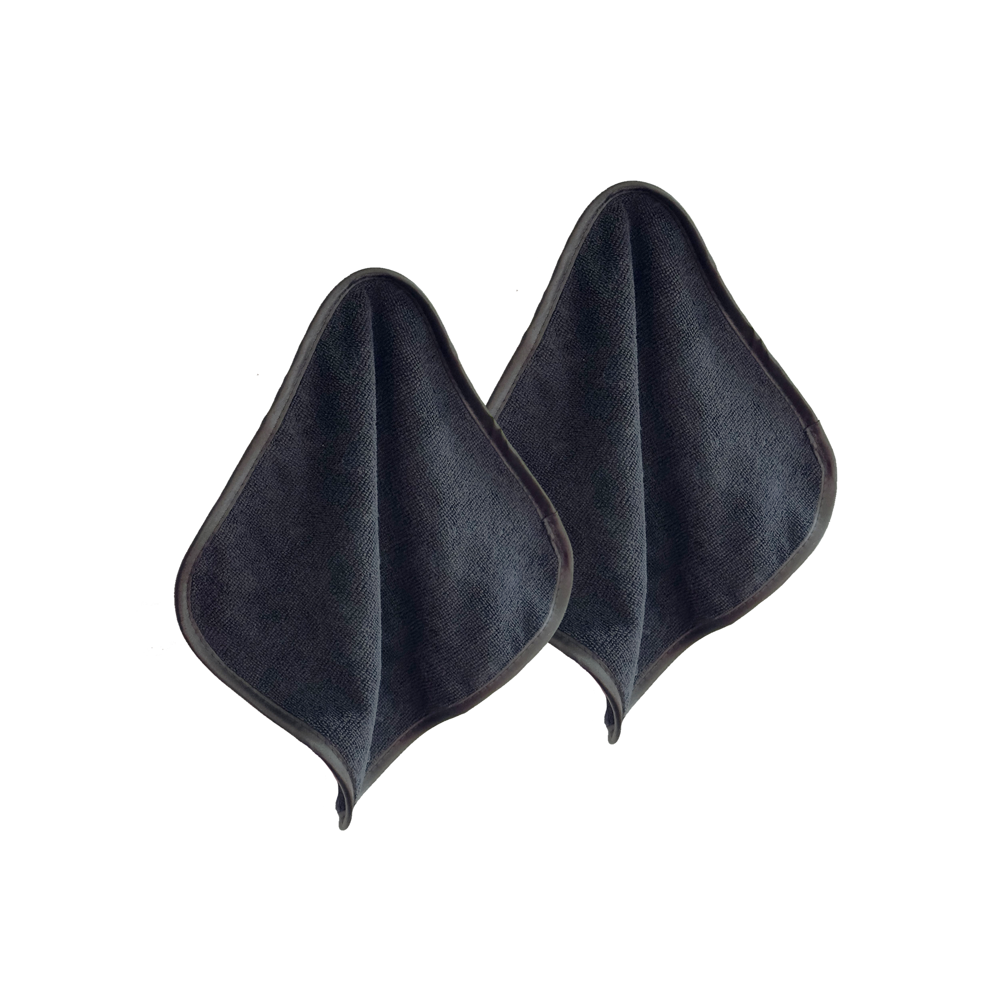 Magnetic No-Fray Satin Edge Dry Erase Whiteboard Cleaning Cloths 2-Pack