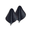 Magnetic No-Fray Satin Edge Dry Erase Whiteboard Cleaning Cloths 2-Pack