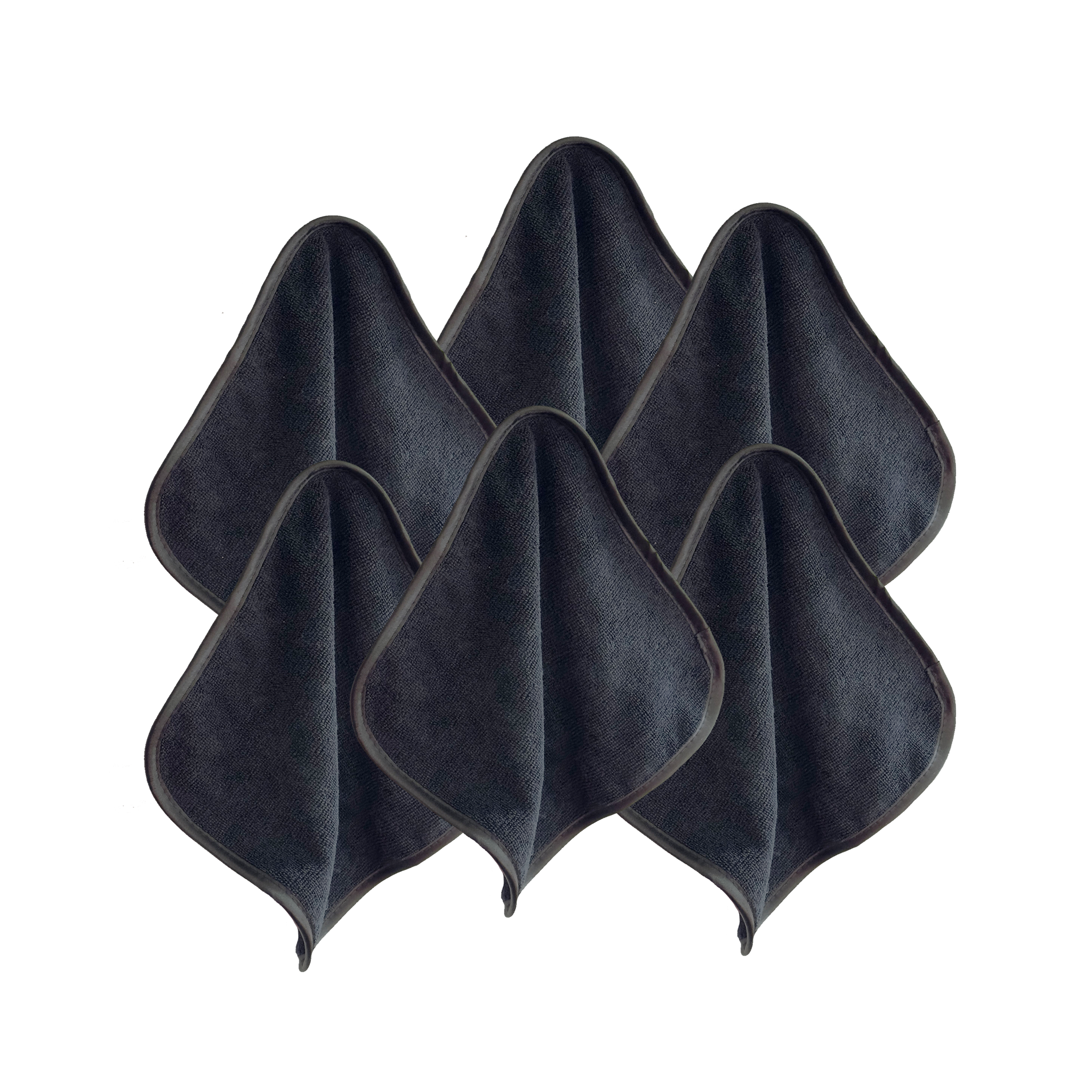 6-Pack Magnetic No-Fray Satin Edge Dry Erase Whiteboard Cleaning Cloths