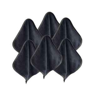 6-Pack Magnetic No-Fray Satin Edge Dry Erase Whiteboard Cleaning Cloths